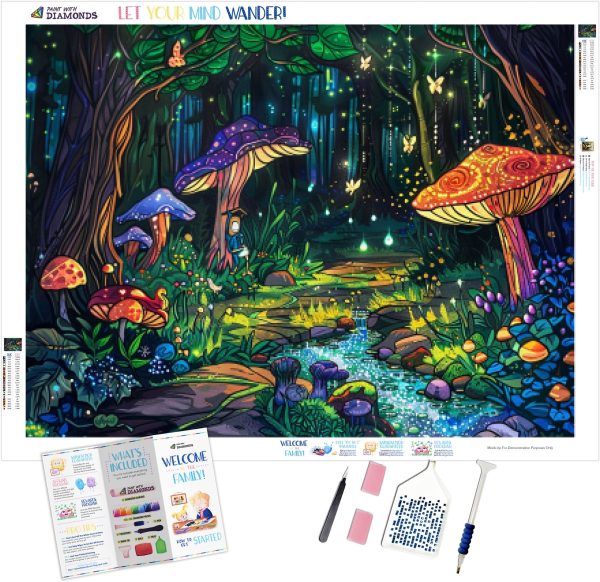 Enchanted Forest Filled With Whimsical Creatures on Sale