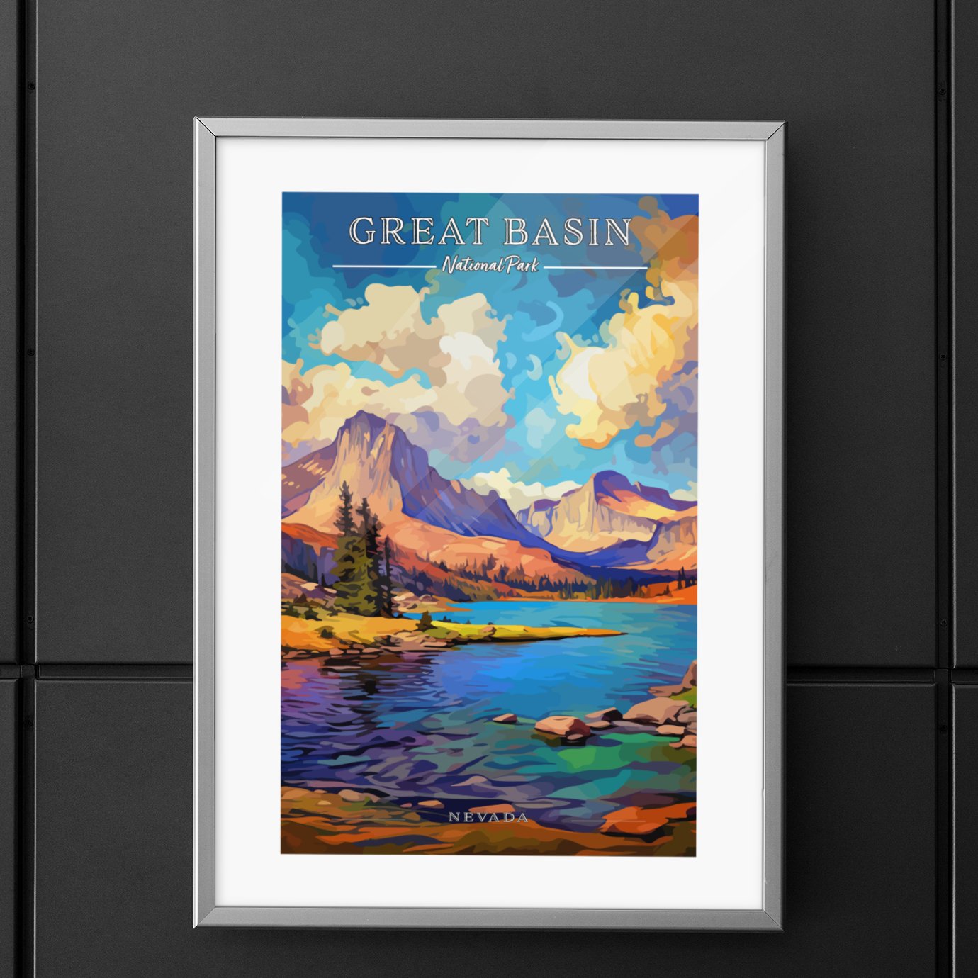 Great Basin National Park Commemorative Poster: A Pop Art Tribute Hot on Sale