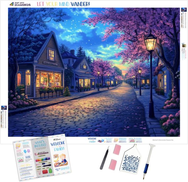 Evening Glow in the Village on Sale