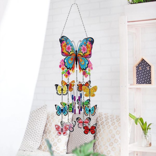 Multi-Tiered XL Diamond Painting Wind Chime on Sale - Image 4