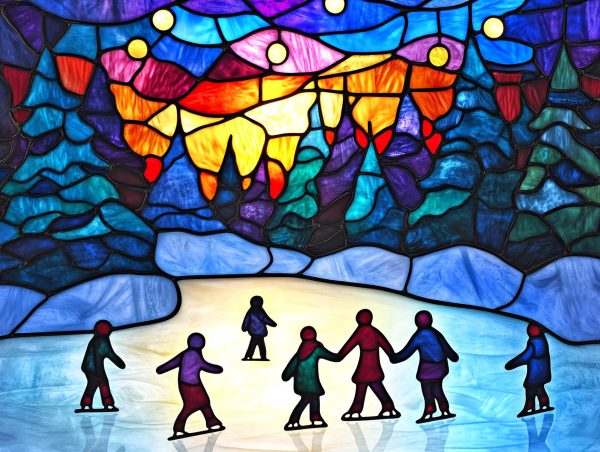 Families Ice Skating On A Frozen Lake For Cheap - Image 2