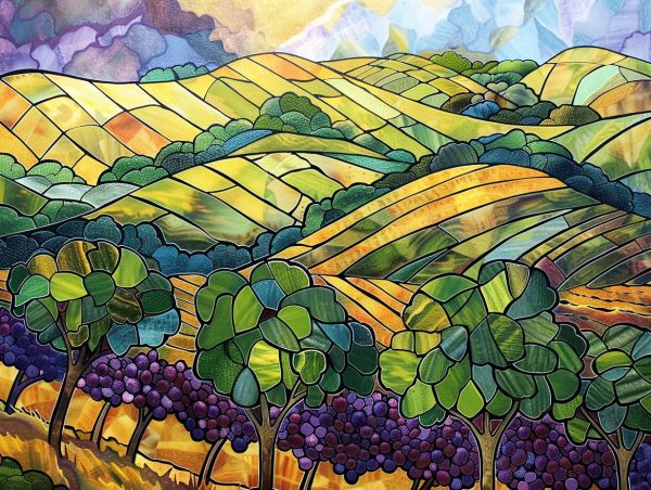 Rolling Vineyards in Summer Supply - Image 2