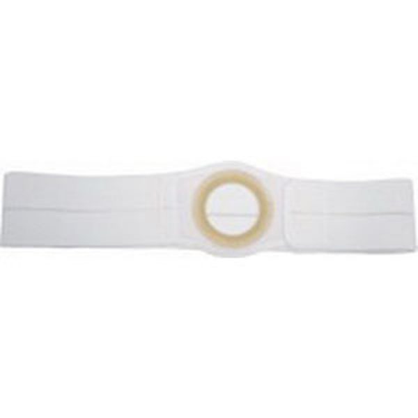 3  White, Regular Elastic, Nu-Form Belt, Prolapse Strap, Large, 3-1 8  Center Opening Supply