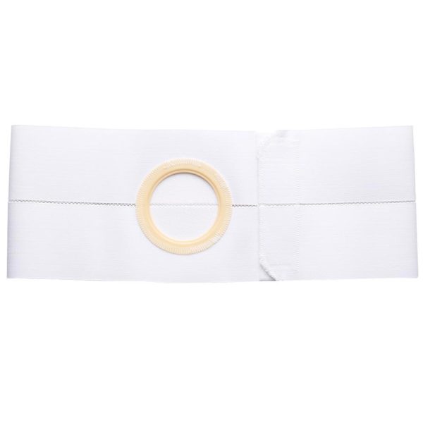 6  White, Regular Elastic, Nu-Form Belt, Prolapse Flap, Large, 3-1 2  Center Opening Online now